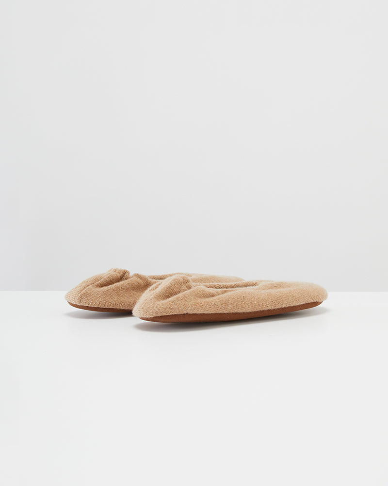 Cashmere Ballet Slipper - Dune (7866666549473)