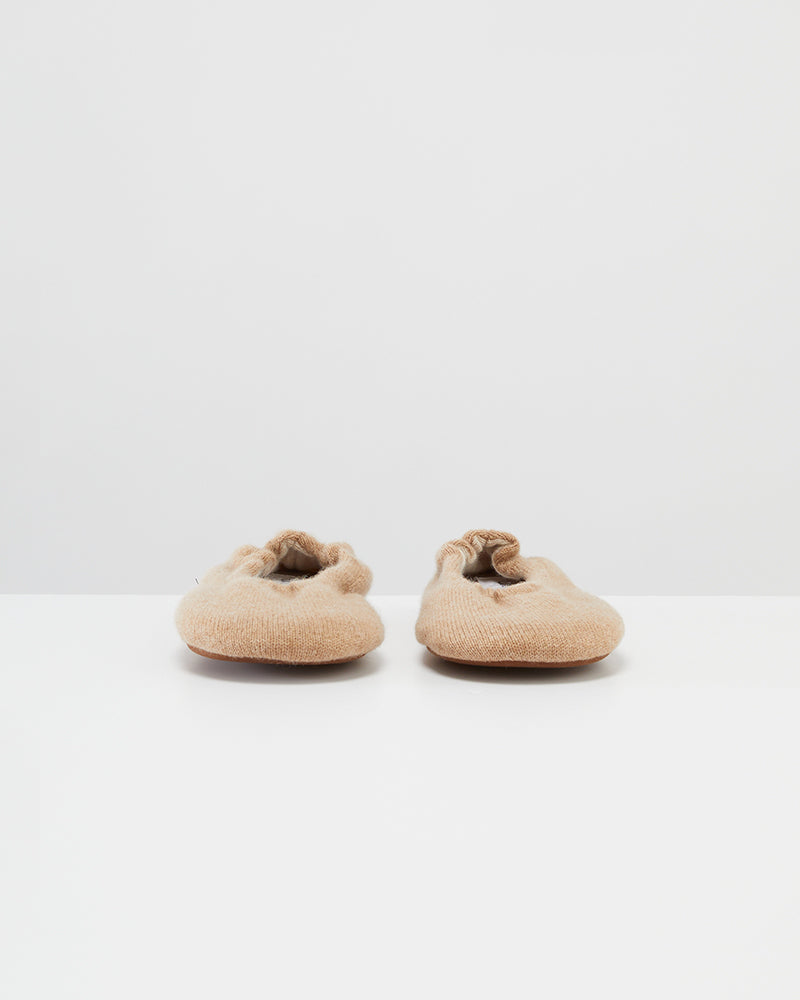 Cashmere Ballet Slipper - Dune (7866666549473)
