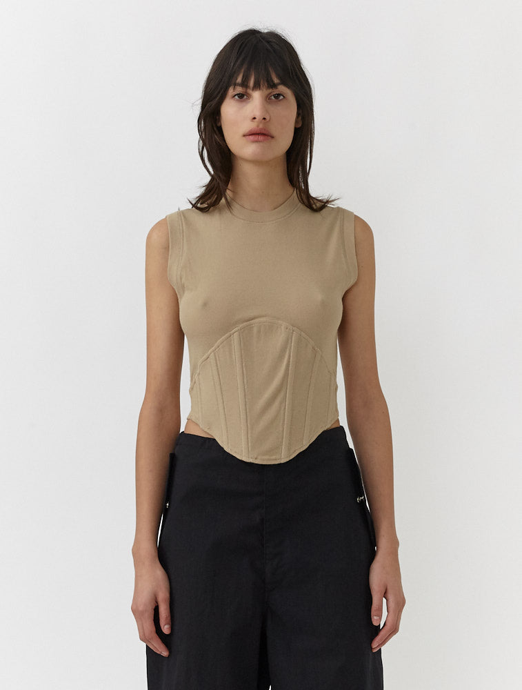 Fine Rib Corset (7746666234081)