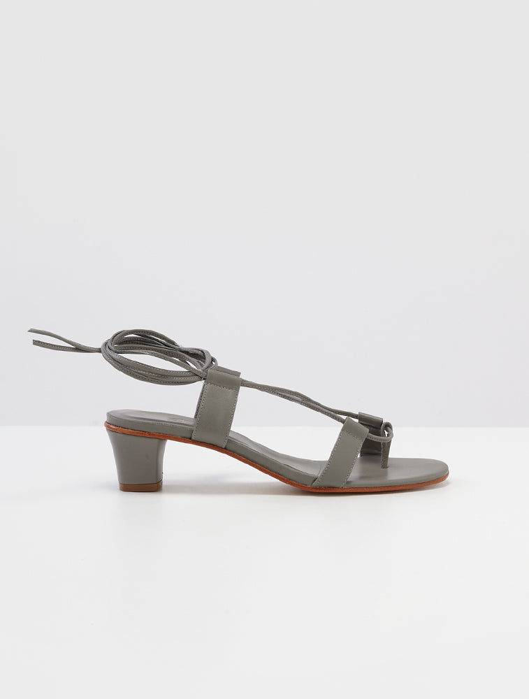 Pavone Heeled Sandal - Grey (7746272919777)