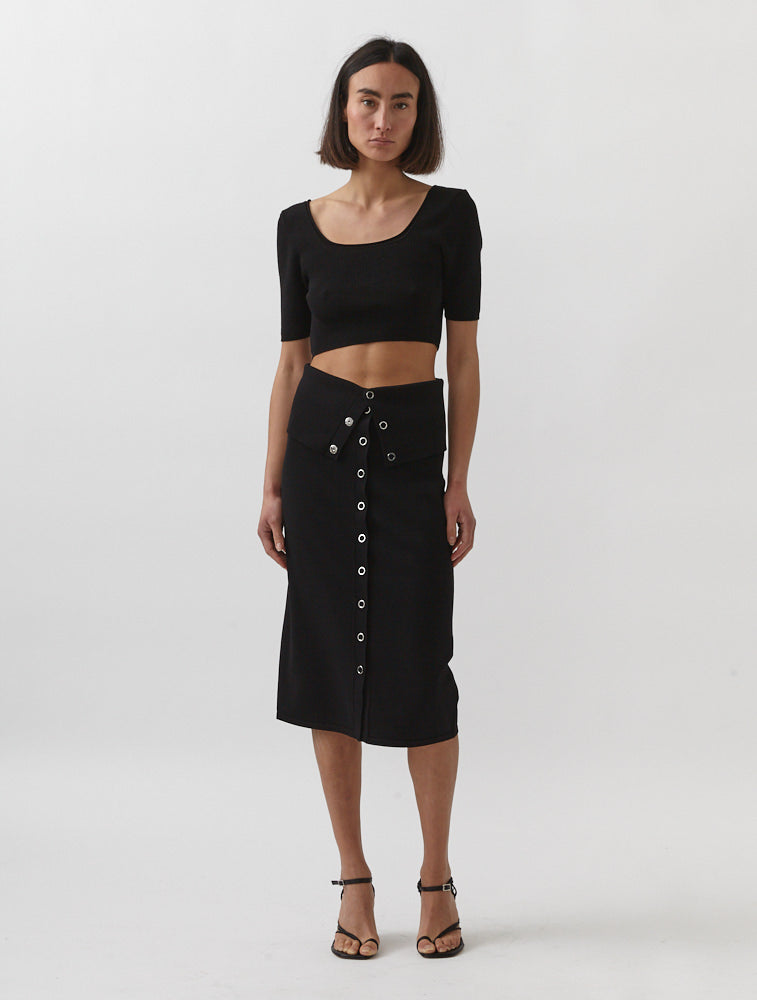 Hosiery Placket Skirt (7746275148001)