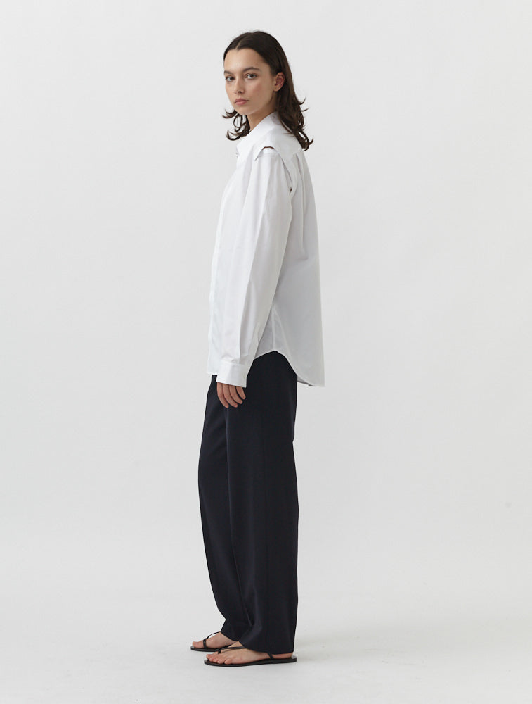 Trench Sleeve Cotton Shirt (7746499838177)